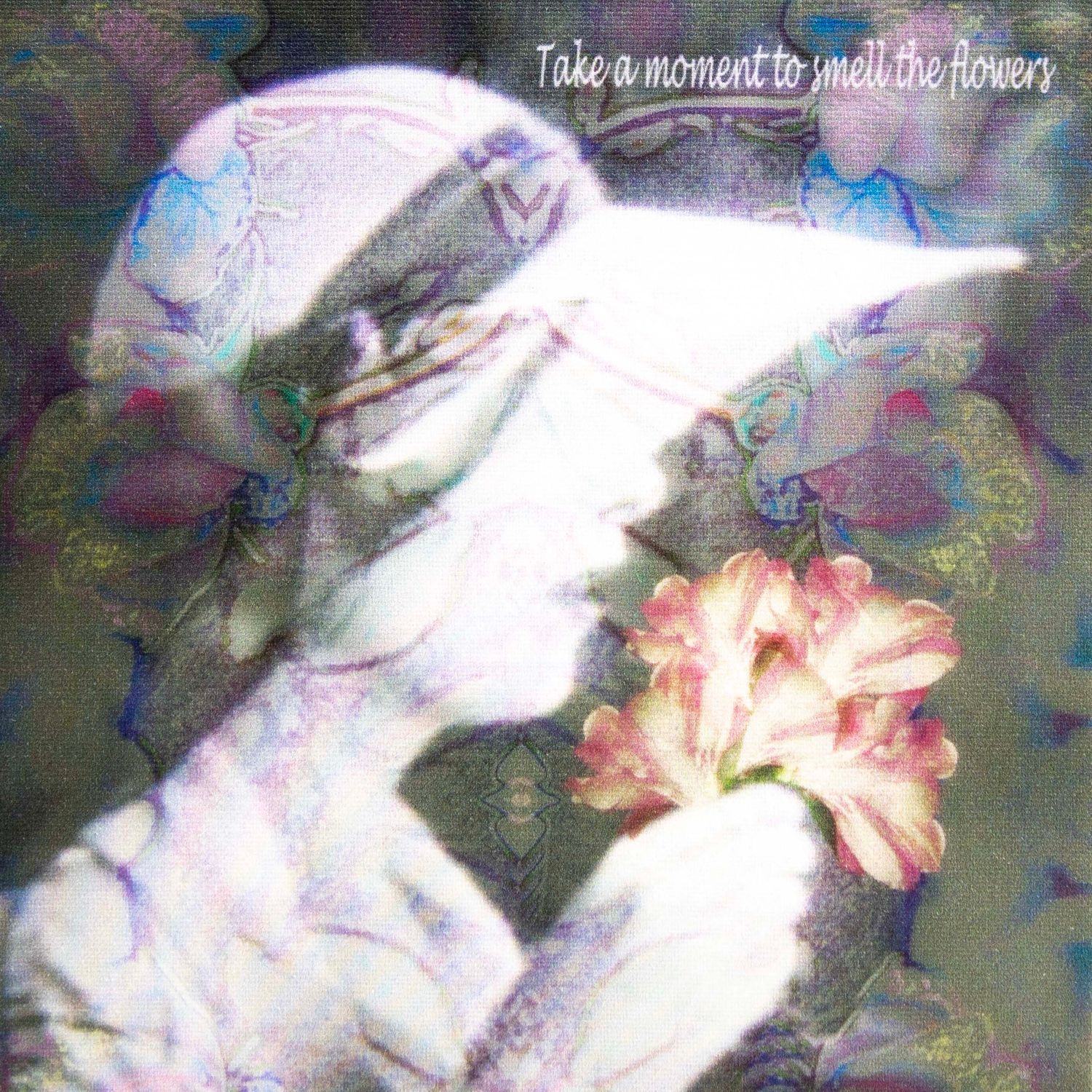 Smell the Flowers, photo on canvas WUIL25