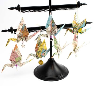 Atlas Map Cranes, paper origami ROWM09