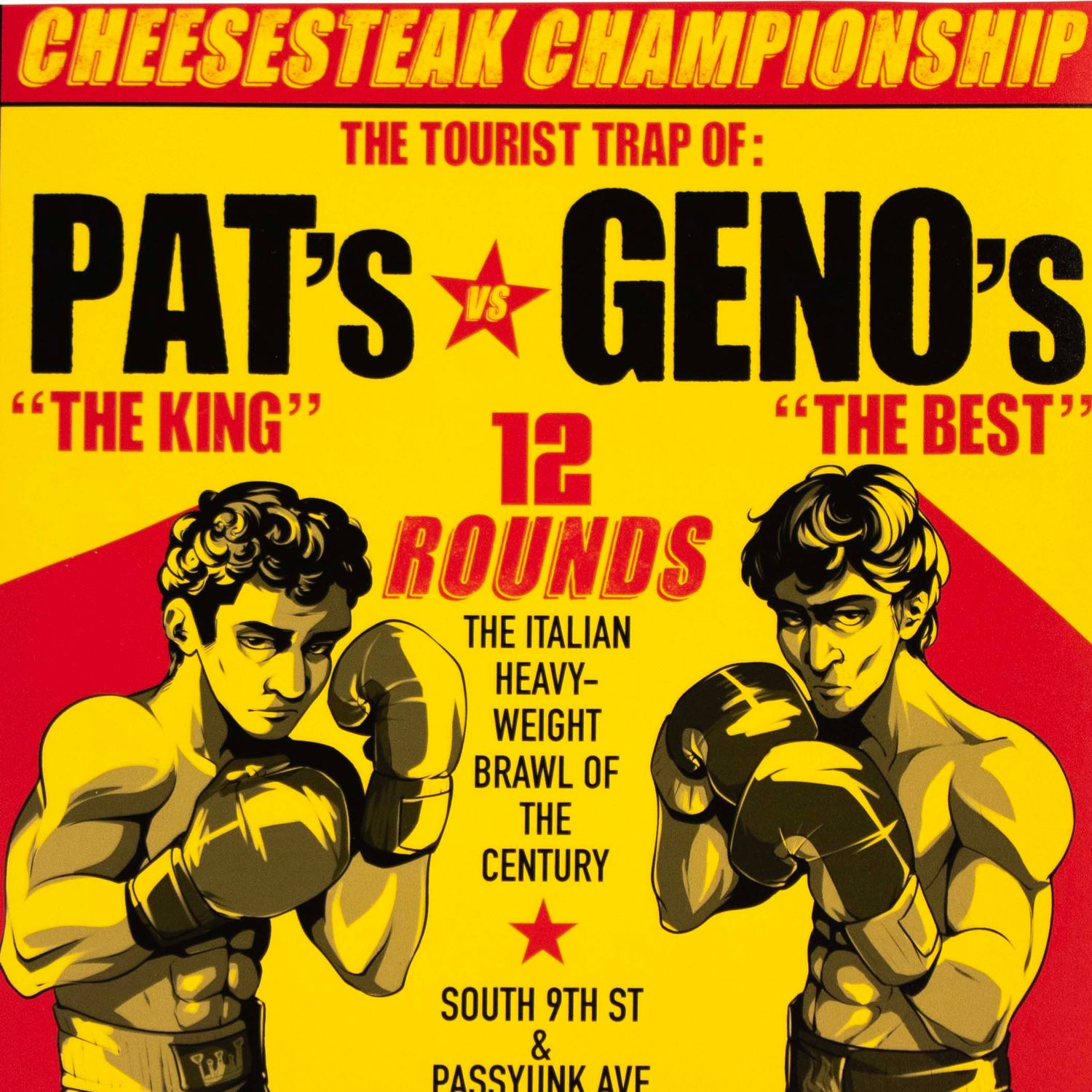 Pat's vs Geno's, print DIPM02