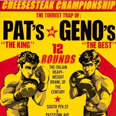 Pat's vs Geno's, print DIPM02