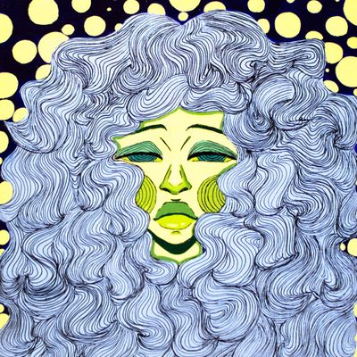 Intergalactic Haze, mixed media on canvas JONT02