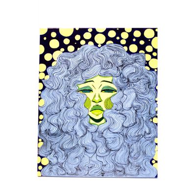 Intergalactic Haze, mixed media on canvas JONT02