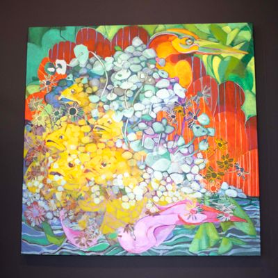Traveling River, acrylic on canvas PHEJ090