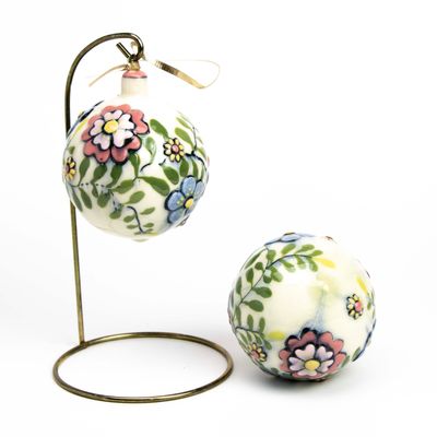 Large Ball Ornament, ceramic SNYB091