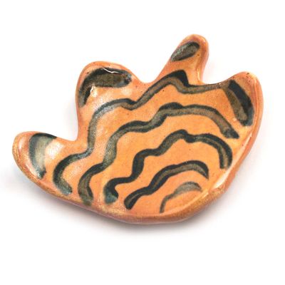Bronze Organic Form, ceramic magnet ROHG028