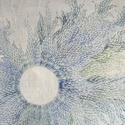 Estuary: Tidelines 12.25.2, mixed media painting ENDE235