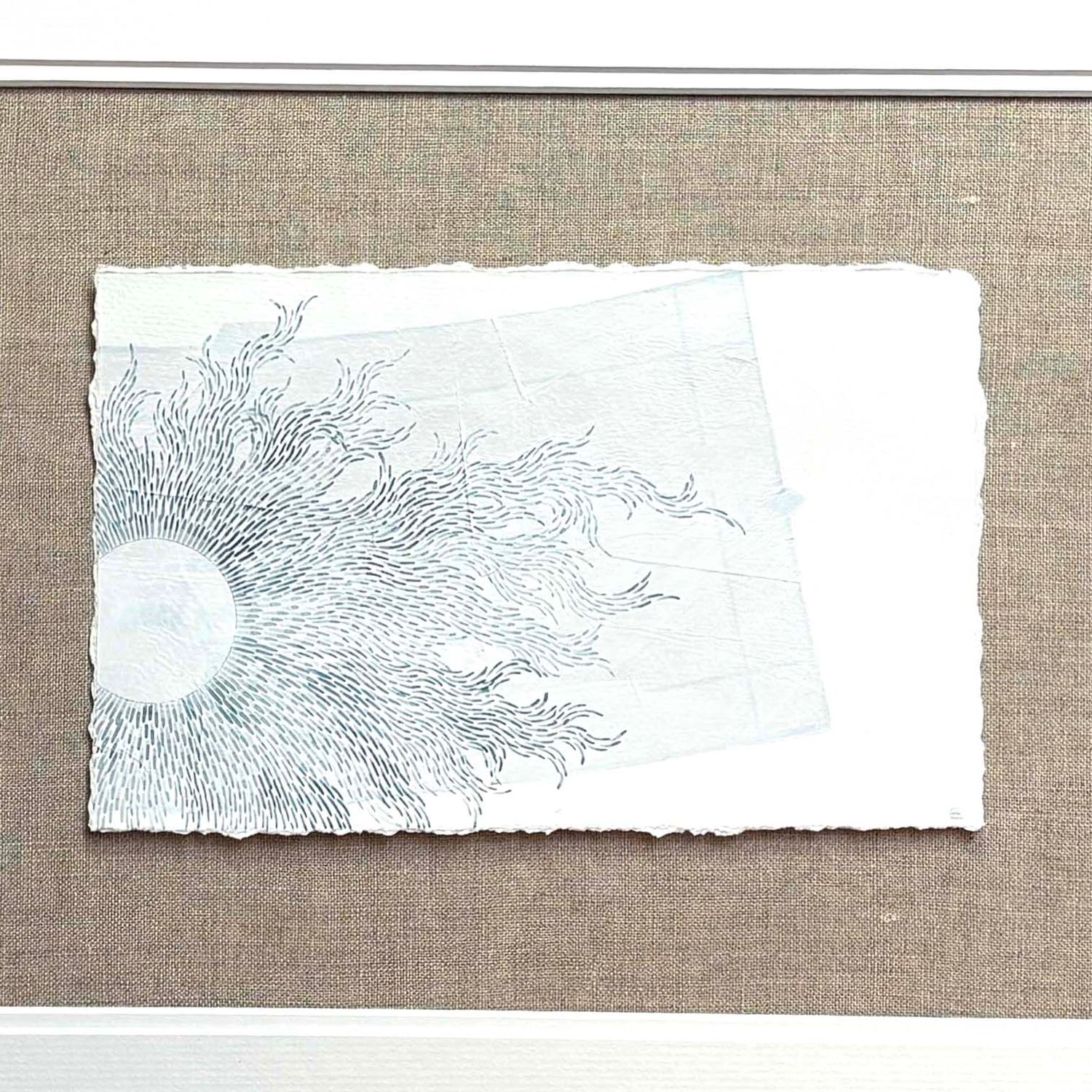 Estuary: Tidelines 11.25.8, mixed media painting ENDE237