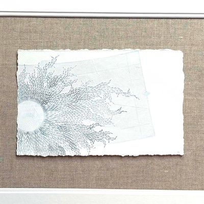 Estuary: Tidelines 11.25.8, mixed media painting ENDE237