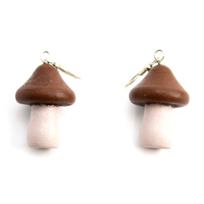 Mushroom: Two Tone, earrings SLAR09