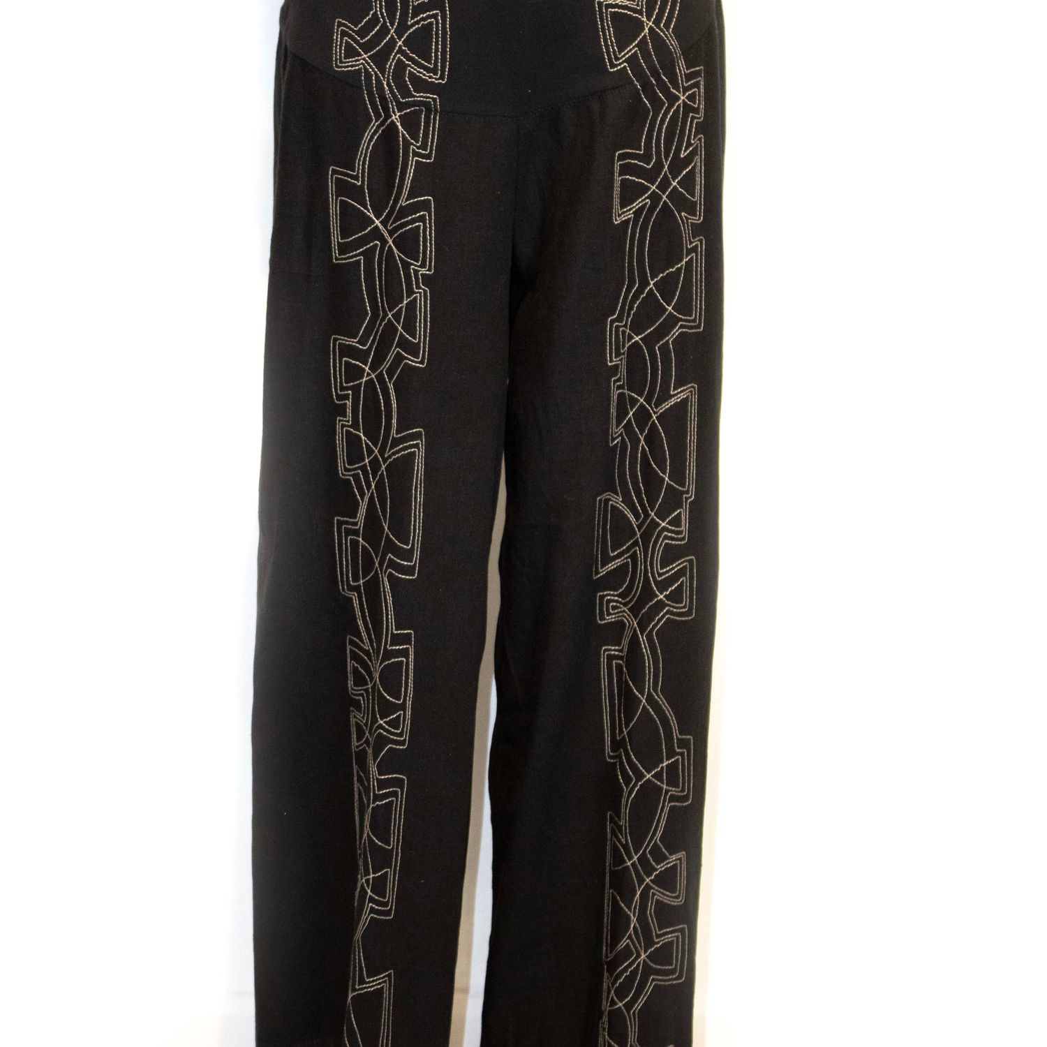 Pillar Pants in Black, trousers SHER154