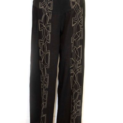 Pillar Pants in Black, trousers SHER154