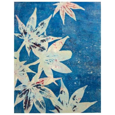 Maple, original gelli print SHAM012
