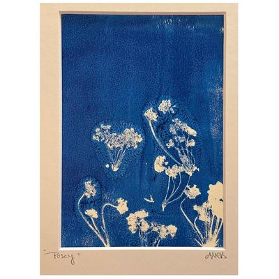 Posey, original gelli print SHAM017