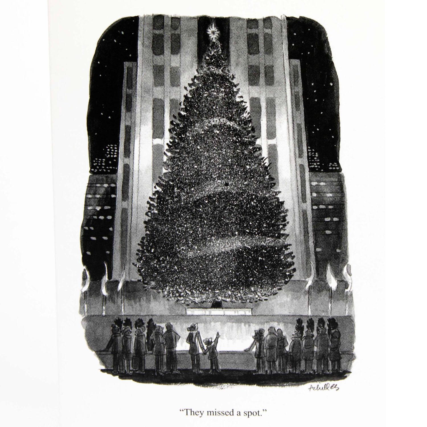 Rockefeller Tree, holiday card ACHP139