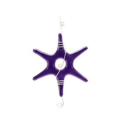 Purple Glass Star, large HARC336