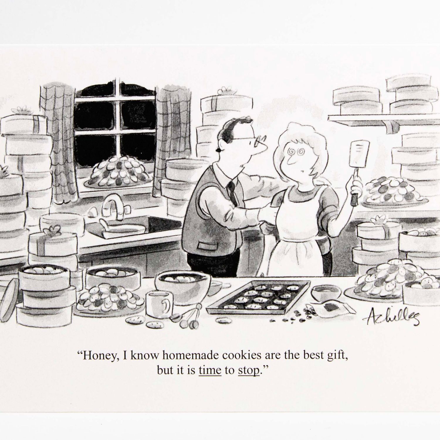 Homemade Cookies, holiday card ACHP138