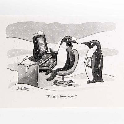 It Froze Again, holiday card ACHP136