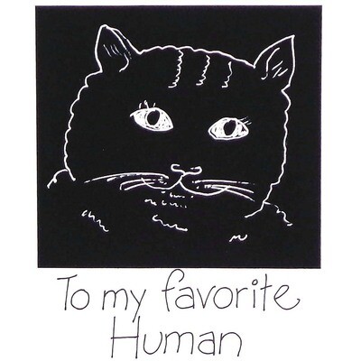 To My Favorite Human, birthday card CONG1066