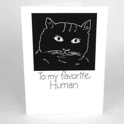 To My Favorite Human, birthday card CONG1066