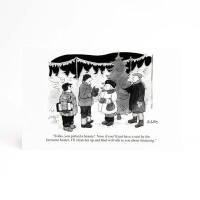 Tree Financing, holiday card ACHP133