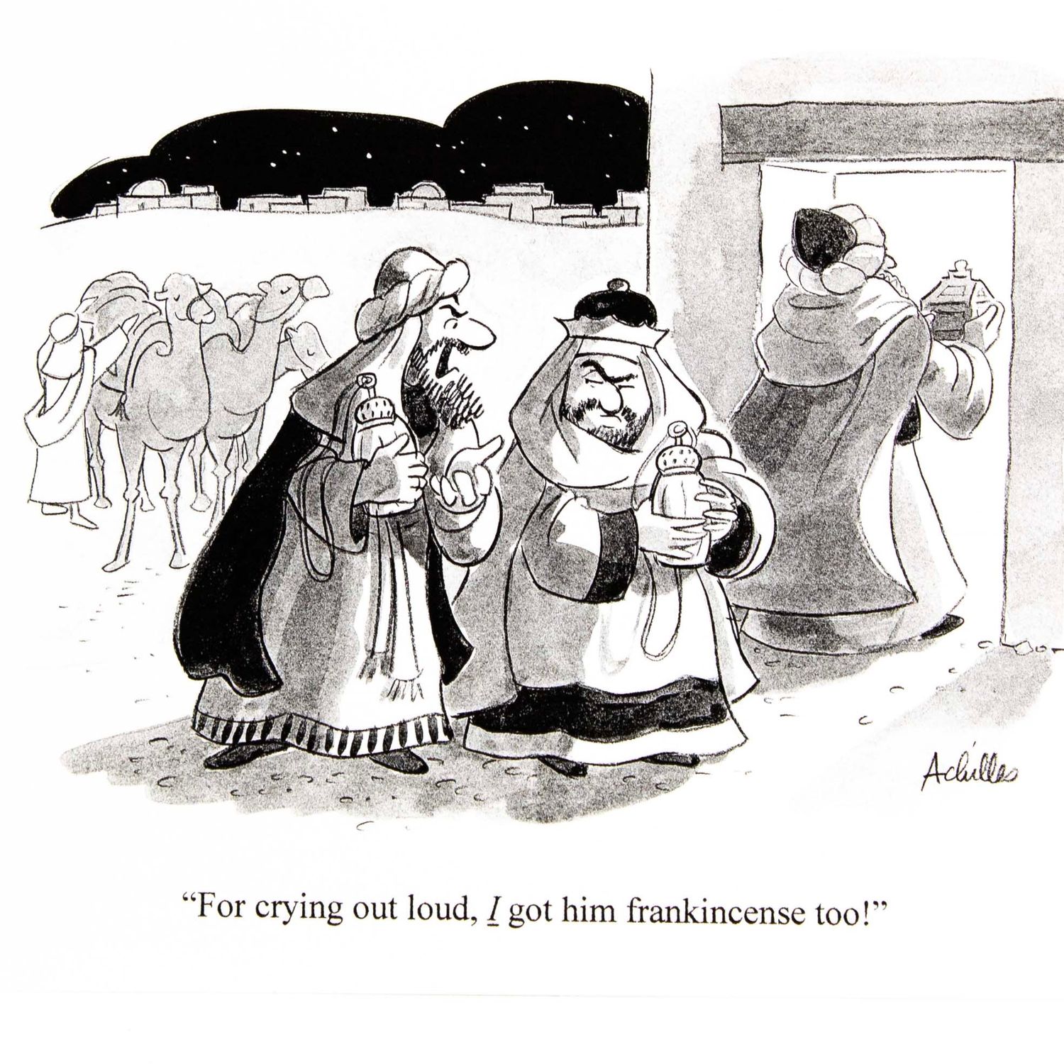 Frankincense, holiday card ACHP135