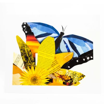 Yellow and Blue Day, print MOOA01