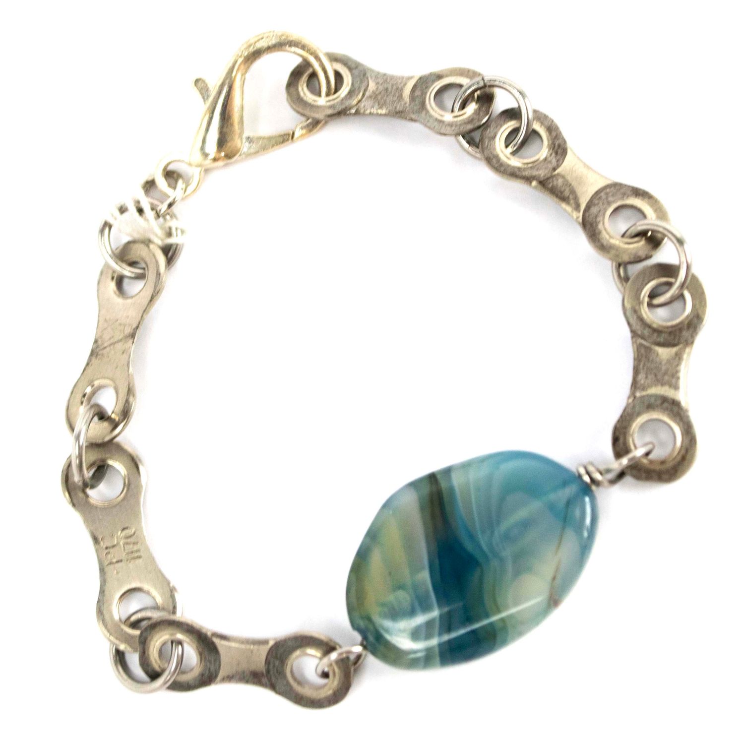 Blue Resin Charm, bracelet FLIA096