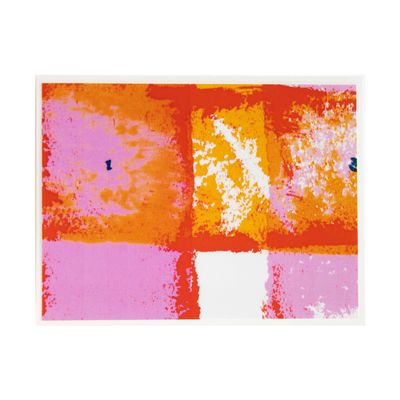 Pink Orange and Red, card FOWB106