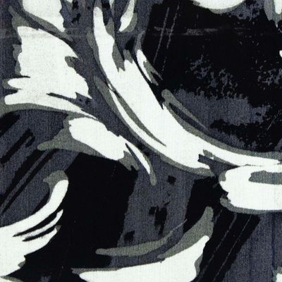 Black White Grey Textile, card FOWB109