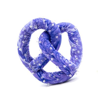 Pretzel - Lavender Marble, soft sculpture HIRC200