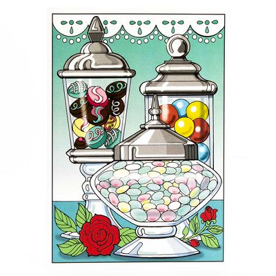 Jars of Candy, birthday card MILE114