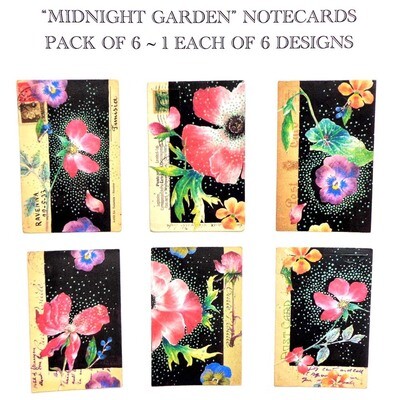 Midnight Garden, 6 notecards ENDE183