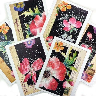 Midnight Garden, 6 notecards ENDE183