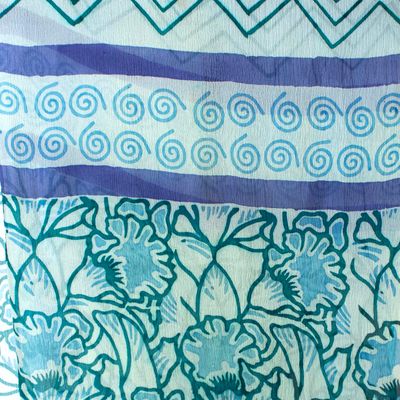 Aqua, silk chiffon (HCS-108) LOHH1875