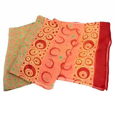 Crimson, silk chiffon (HCS-92) LOHH1878