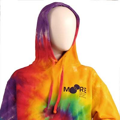 Prism Tie-Dye Hood Sweatshirt