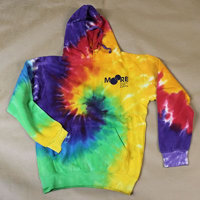 Prism Tie-Dye Hood Sweatshirt