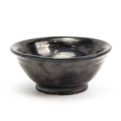 Black Flare Rim Bowl, ceramic BARS13
