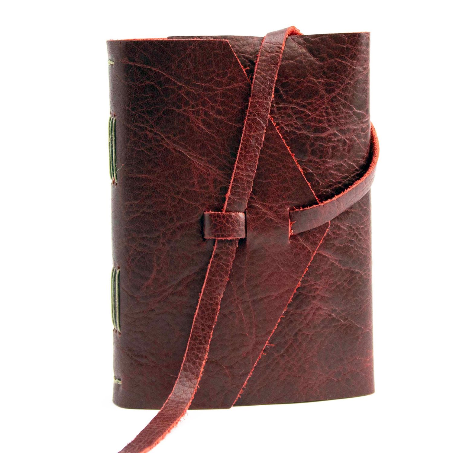 Leather Wrap Journal/Sketchbook: Red, sketchbook COLD865