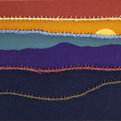 Sunset Stitched Sketchbook, sketchbook COLD875