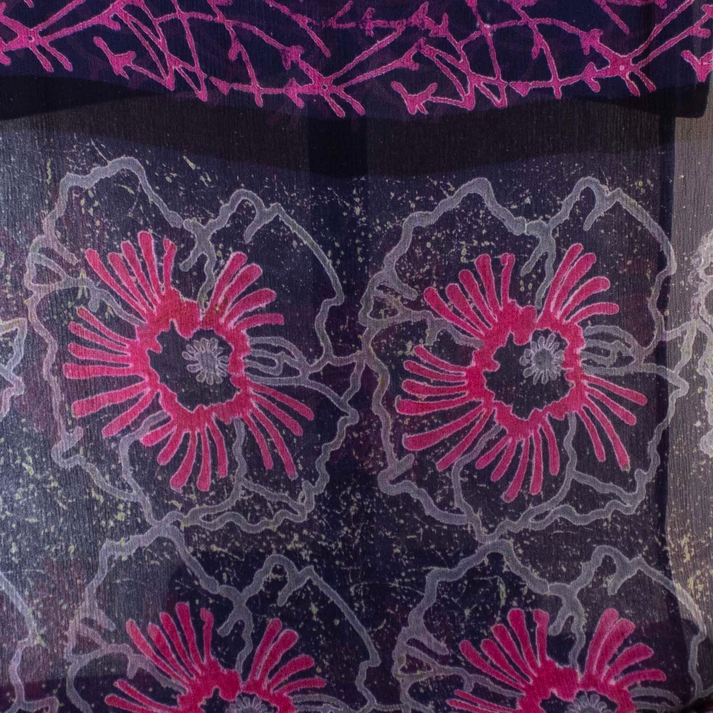 Navy, silk chiffon (HCS-107) LOHH1896