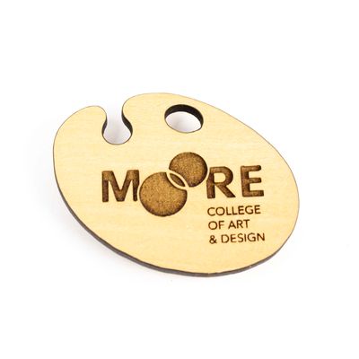 Moore Palette Magnet, wood magnet
