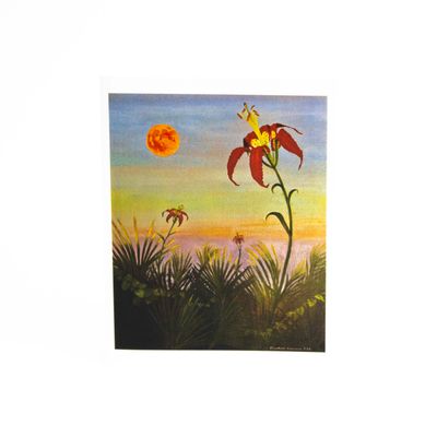 Catesby Lily at Moonrise, card COAE023