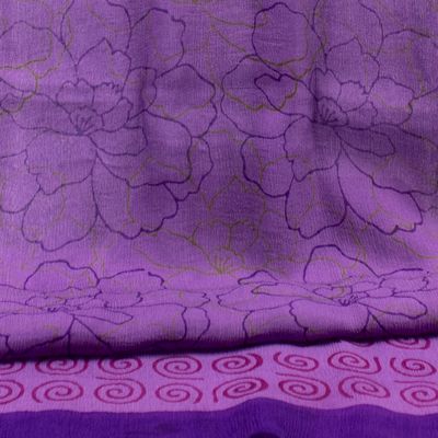 Iris Bloom, silk chiffon (HCS-91) LOHH1920