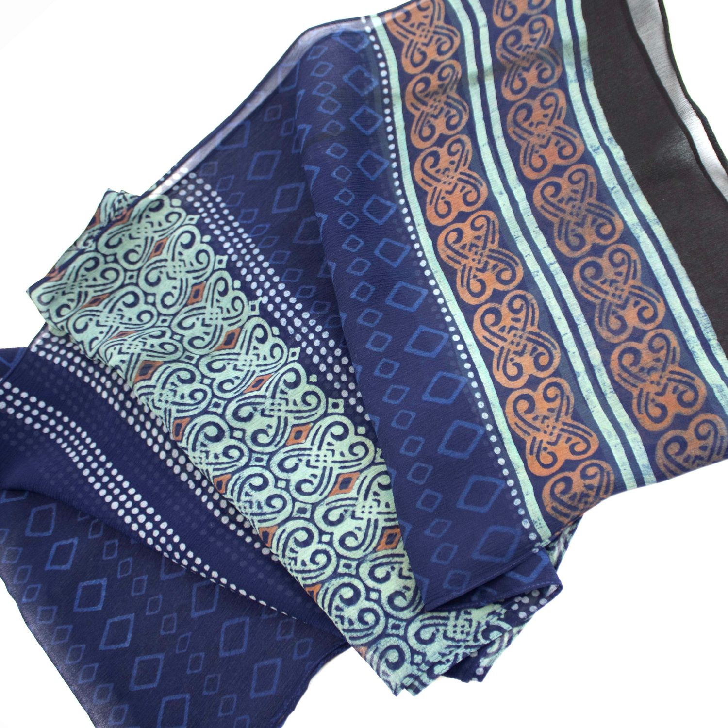 Indigo, silk chiffon (HCS-72) LOHH1921