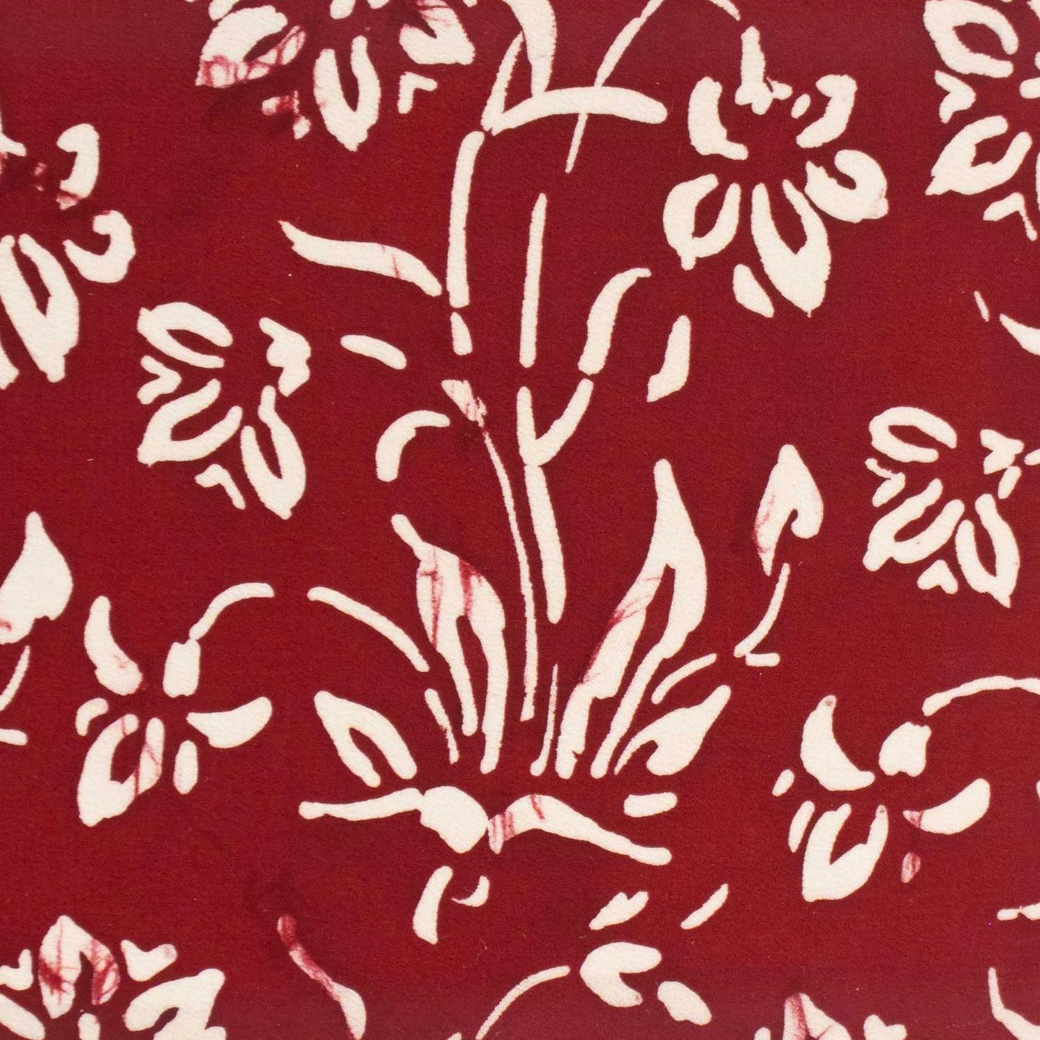 Burgandy Floral Clusters , card FOWB133