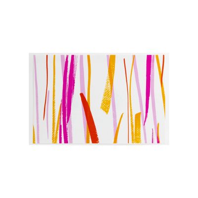 Pink and Orange Stripes, card FOWB138