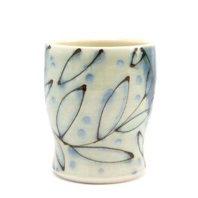 Blue Zip, slim mug HECL427