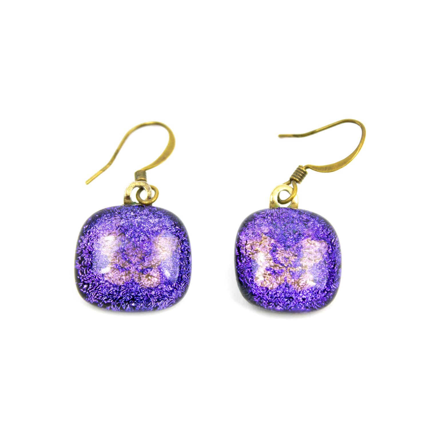 Purple Butterflies, earrings VINK903