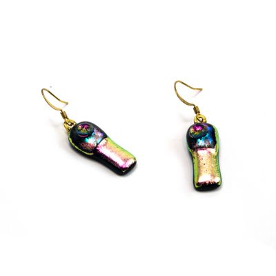 Pink Bubble on Slenders, earrings VINK908